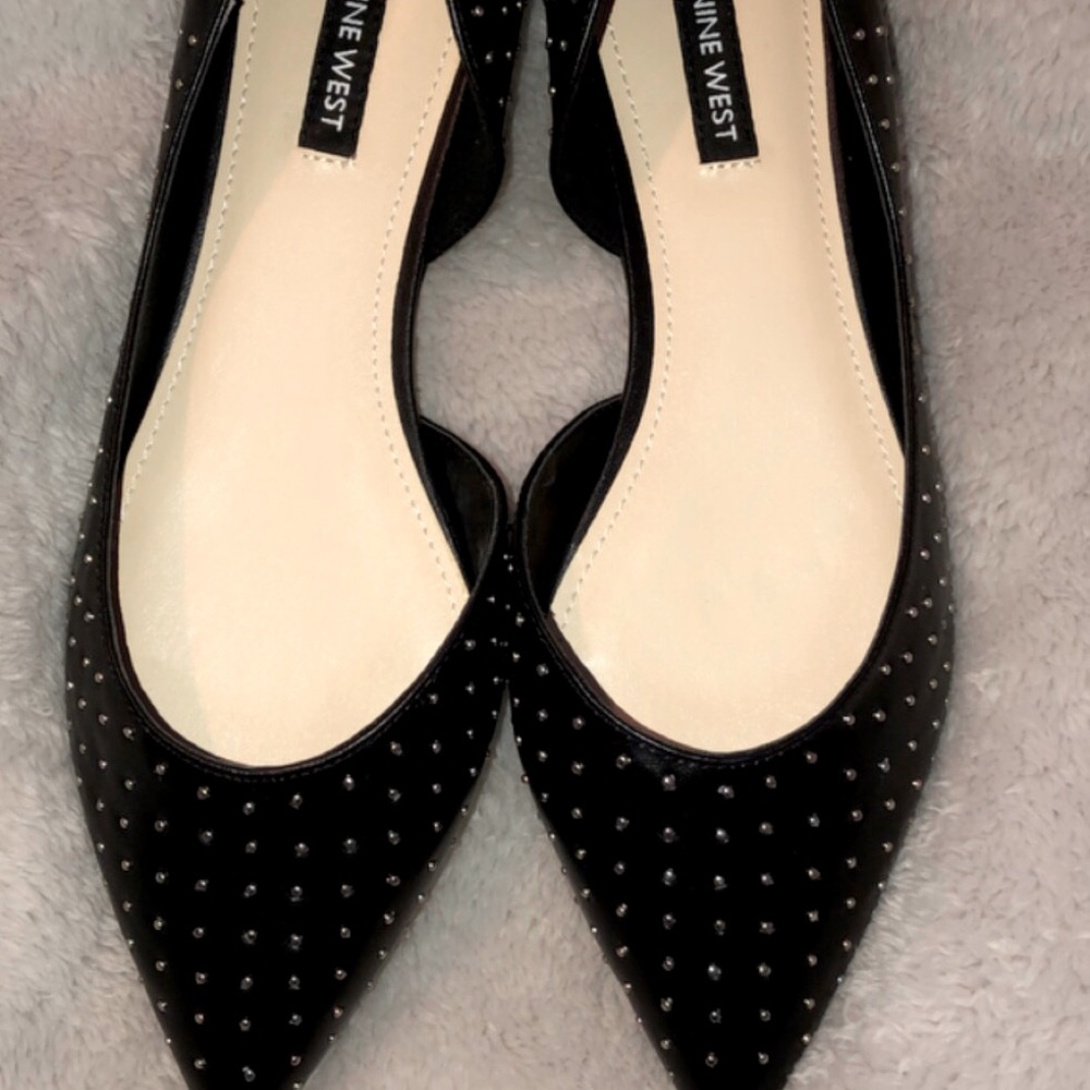 BRAND NEW NINE WEST STUDED FLATS 🥿😍❤️ - Picture 7 of 10